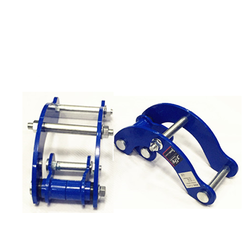Rear Leaf Steel Spring Extended G-Shackles 2-1/2 inch Fit for Mitsubishi Triton 2006-2012 2pcs Kit