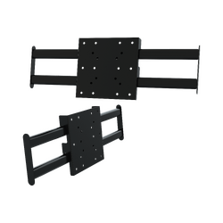 TRAK RACER Add-on Side Arms for Triple Monitor Stand 34-45" TM-B5-37-3