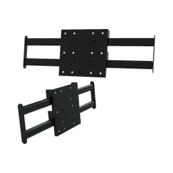 TRACK RACER Add-on Side Arms for Triple Monitor Stand 34-45" TM-B5-37-3
