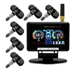 TPMS Tyre Pressure Monitoring System Car 4wd Caravan 6 Internal Sensors 12v24v