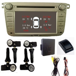 TPMS Tire Pressure Monitor System 4 Internal Valve Sensors DVD Video Dash