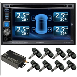TPMS Tire Pressure Monitor System 8 Internal Valve 22 Sensors DVD Video Car Set