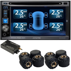 TPMS Tire Pressure Monitor System 8 External Cap 22 Sensors DVD Video Car