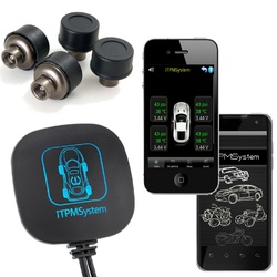 Bluetooth iTPMS Tyre Pressure Monitor System Car Motorcycle Android iPhone