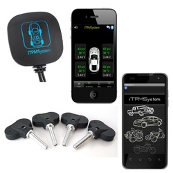 Bluetooth TPMS Tyre Tire Pressure Monitor System Car Motorcycle Android iPhone iTPMS iOS