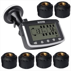 6 TPMS Tyre Pressure Monitoring System Caravan Truck RV Sensor LCD 4WD Wireless 4x4 TP-19-6