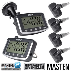 TPMS Tyre Pressure Monitoring System Caravan Truck RV Sensor LCD 4WD Wireless 4x4