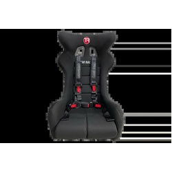 TRAK RACER Seat Harness Seatbelt black and red TR-SBELT-B