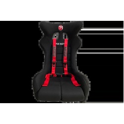 TRAK RACER Universal Red 4 Point Buckle Racing Seat Belt Harness