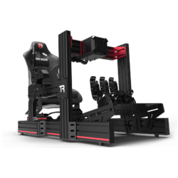 TRAK RACER TR120 Aluminium Racing Cockpit with TR One Wheel Mount for Fanatec Direct Drive Wheels TR120-NS-FAN