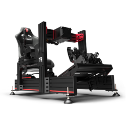 TRAK RACER TR160 MK4 Aluminium Racing Cockpit with TR One Wheel Mount for Fanatec Direct Drive Wheels TR1604-NS-FAN