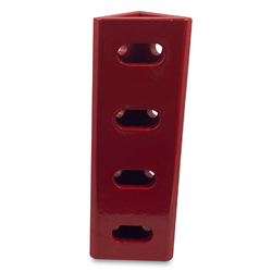 TRAK RACER SPARE BRACKET - 40 X 80 MM - RED-GLOSS TR80-160B-RED-GLOSS