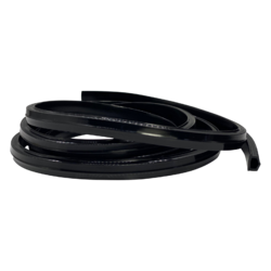 Trak Racer 2 Meter Rubber Aluminium Extrusion Dust Strip for 8mm T-Slot - Black TR80-RUBS-BLACK