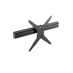 Trak Racer 800mm Long Anodized Black 80mm x 40mm Extruded Aluminium with VESA Mount