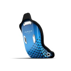 TRAK RACER TRX HYBRID FIXED FIBERGLASS SEAT - ALPINE 2023 LIVERY Seat TRX-S0123