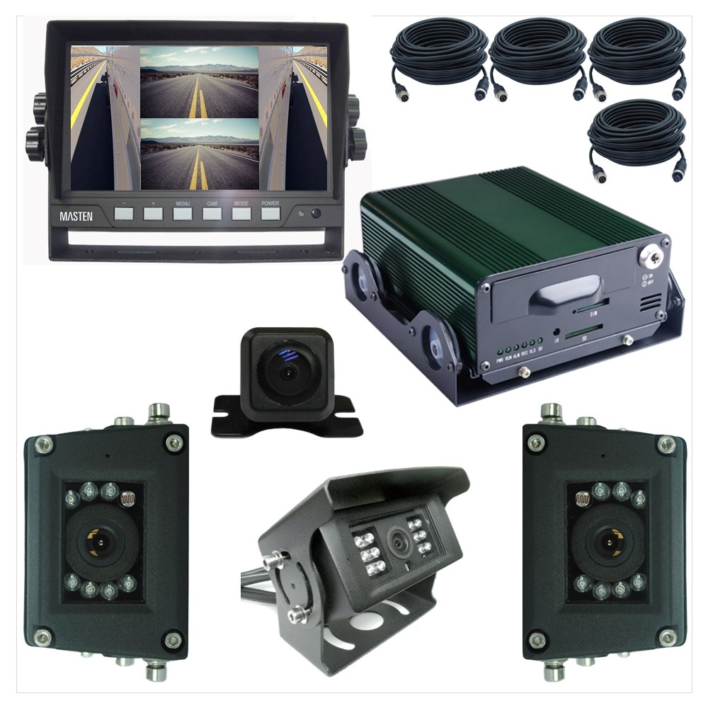 7 Inch Heavy Duty DVR 1TB HDD 4 Camera Kit 4 Channel Video & Audio Recording Motion | DVR-03-KIT-M