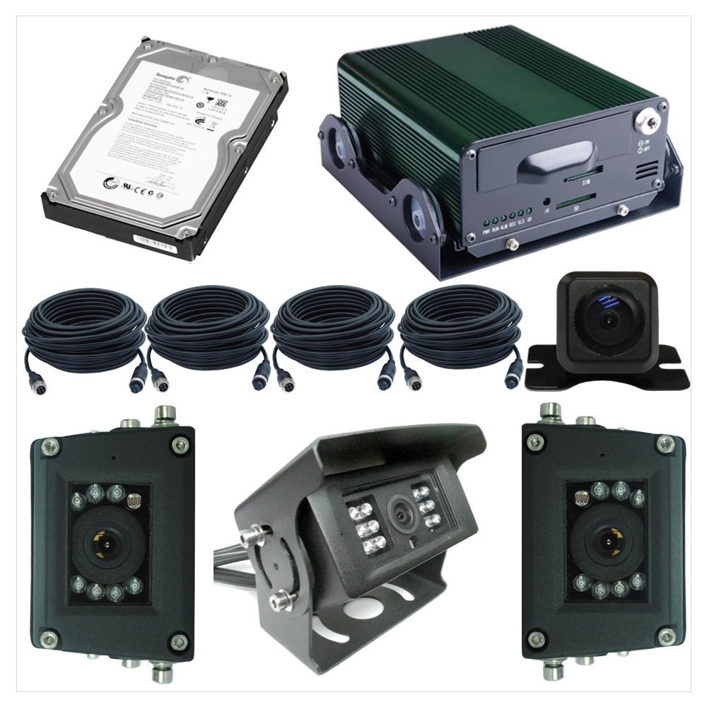 Heavy Duty DVR 1TB HDD 4 Camera Kit 4 Channel Video & Audio Recording Motion | DVR-03-KIT