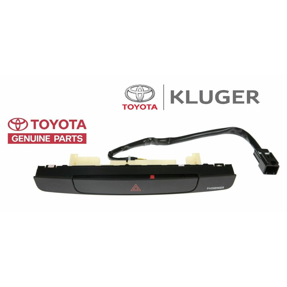 GENUINE Toyota Kluger Hazard Switch Grande or Aftermarket Screen 06-14