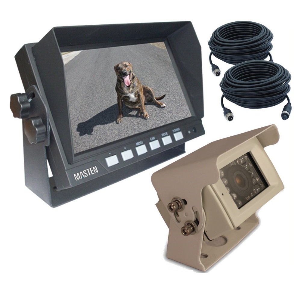  7" HD Monitor & Caravan CMOS Reverse Camera Kit HD Safety Visibility HD Kit KIT-CAM10-M