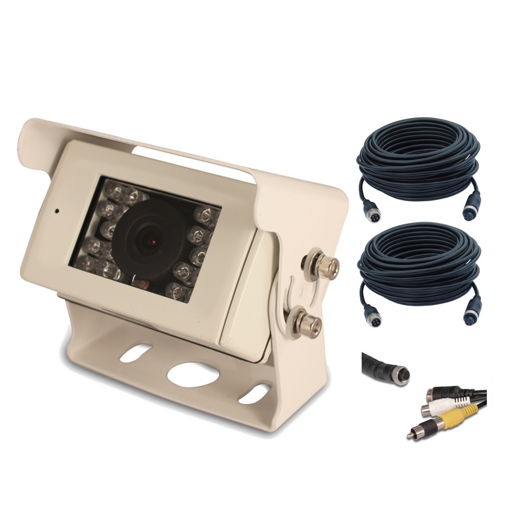  Heavy Duty Premium CCD 700TVL Camera Kit with RCA Adapter 7.5m 15m Cables Heavy KIT-CAM6