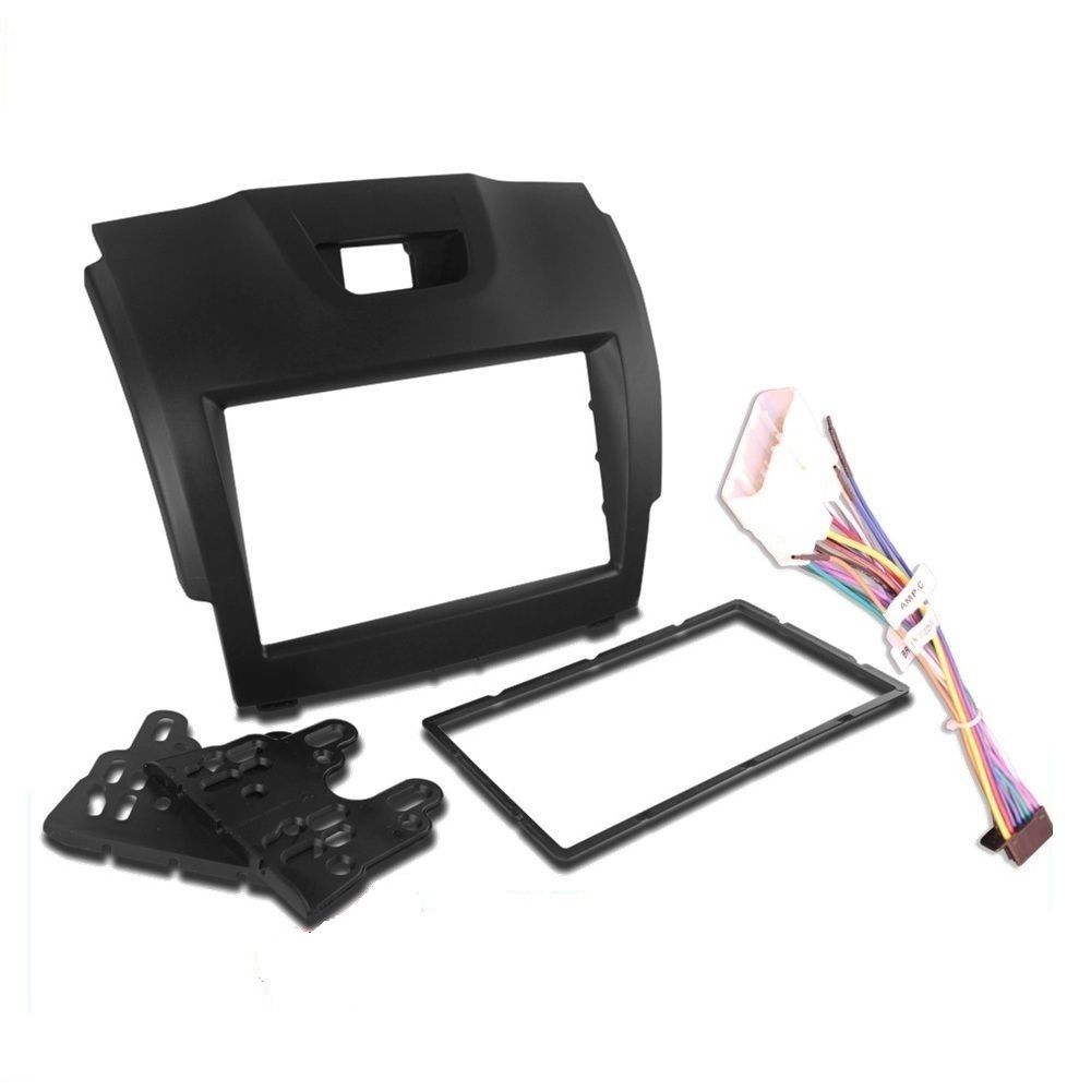 For Isuzu D-Max For Holden Colorado Facia Fascia Stereo Surround 2012 onwards Grey KIT-I02-G