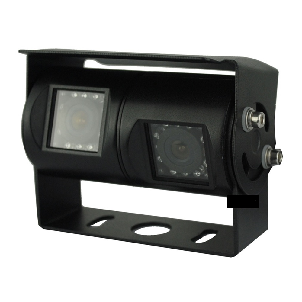  Truck Van Dual Reversing Sony CCD 700 Camera HD Rear View IR Caravan Black LED RC-DV02-B