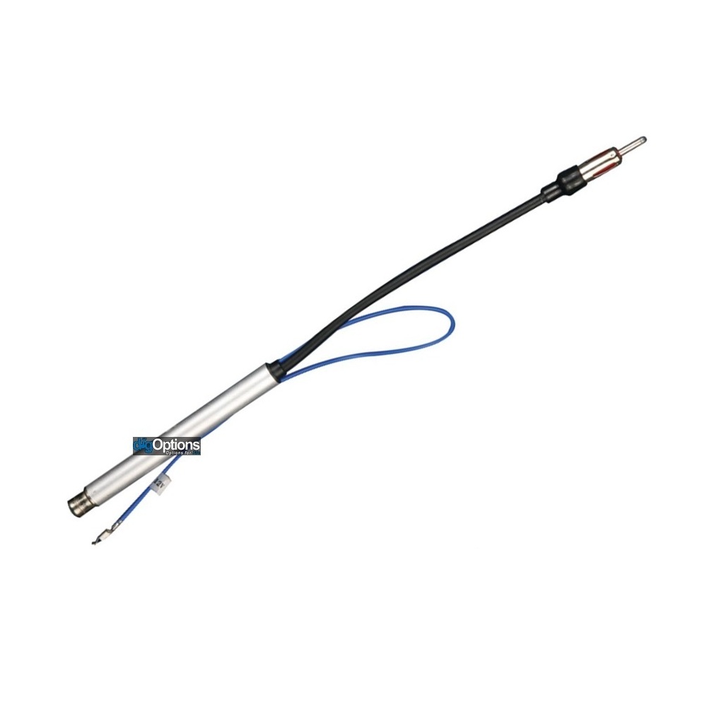 Early model European Antenna Adapter Adaptor Lead with AM FM Radio Amplifier Booster Audi Volkswagen
