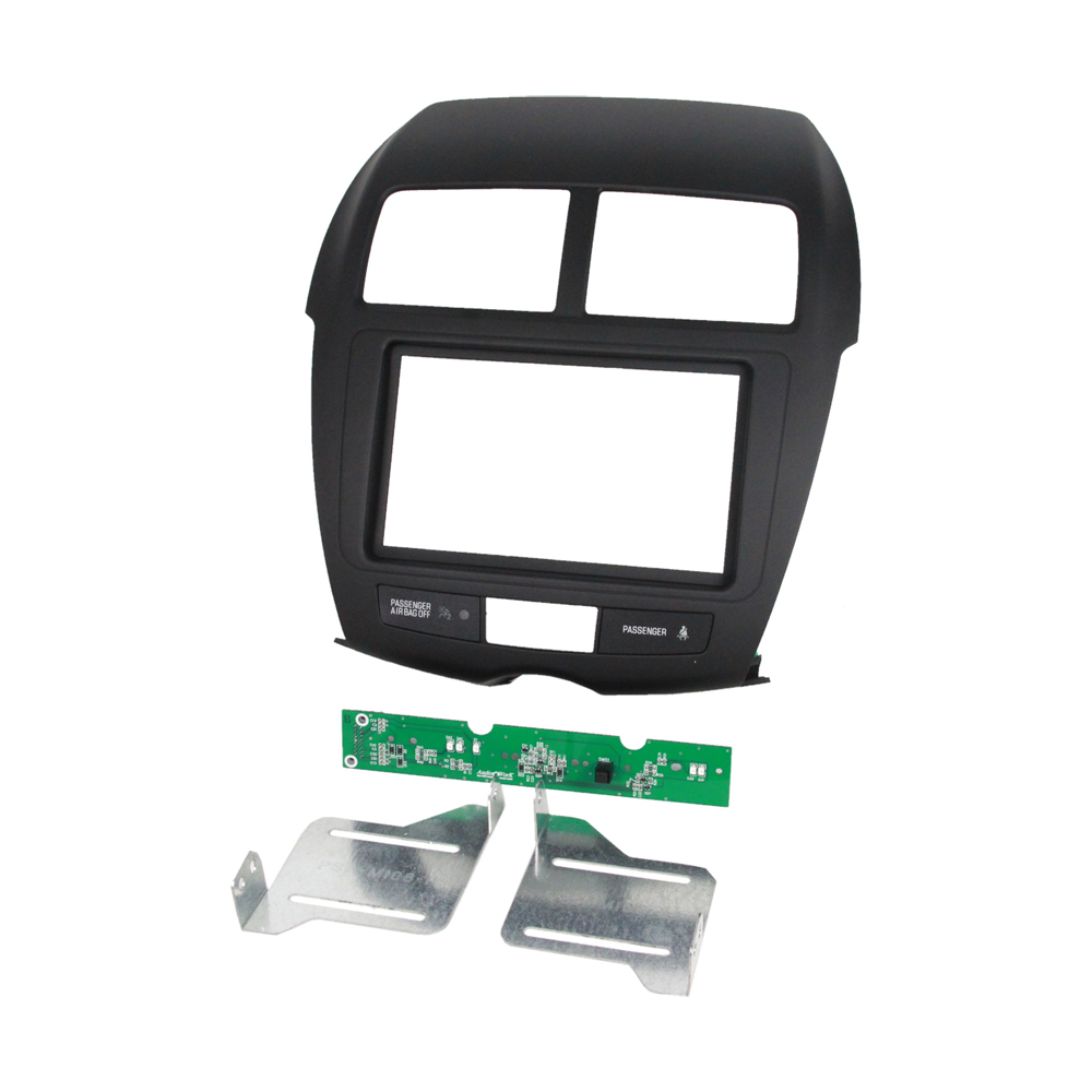 Mitsubishi ASX Double 2 Din Car radio fascia dash panel facia kit trim
