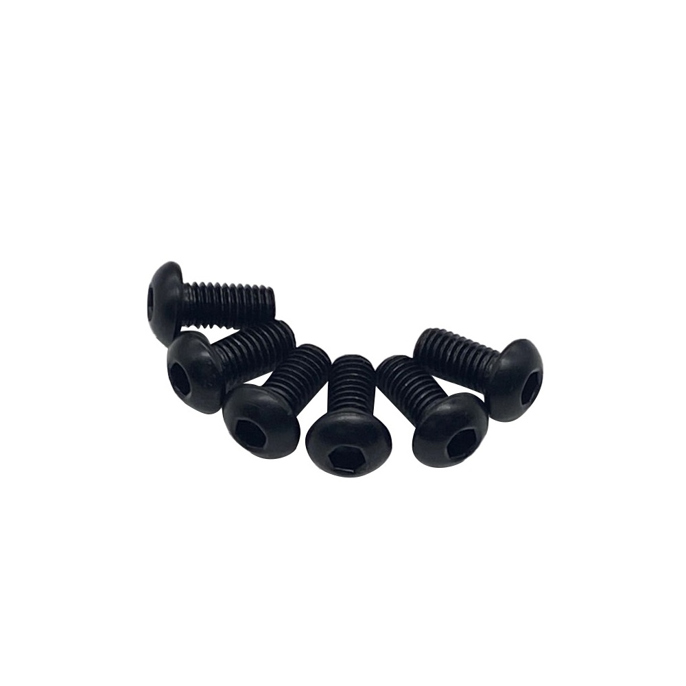TRAK RACER M8 Button Head Hex Screw used on TR160 Pedal Kits.- Set of 6