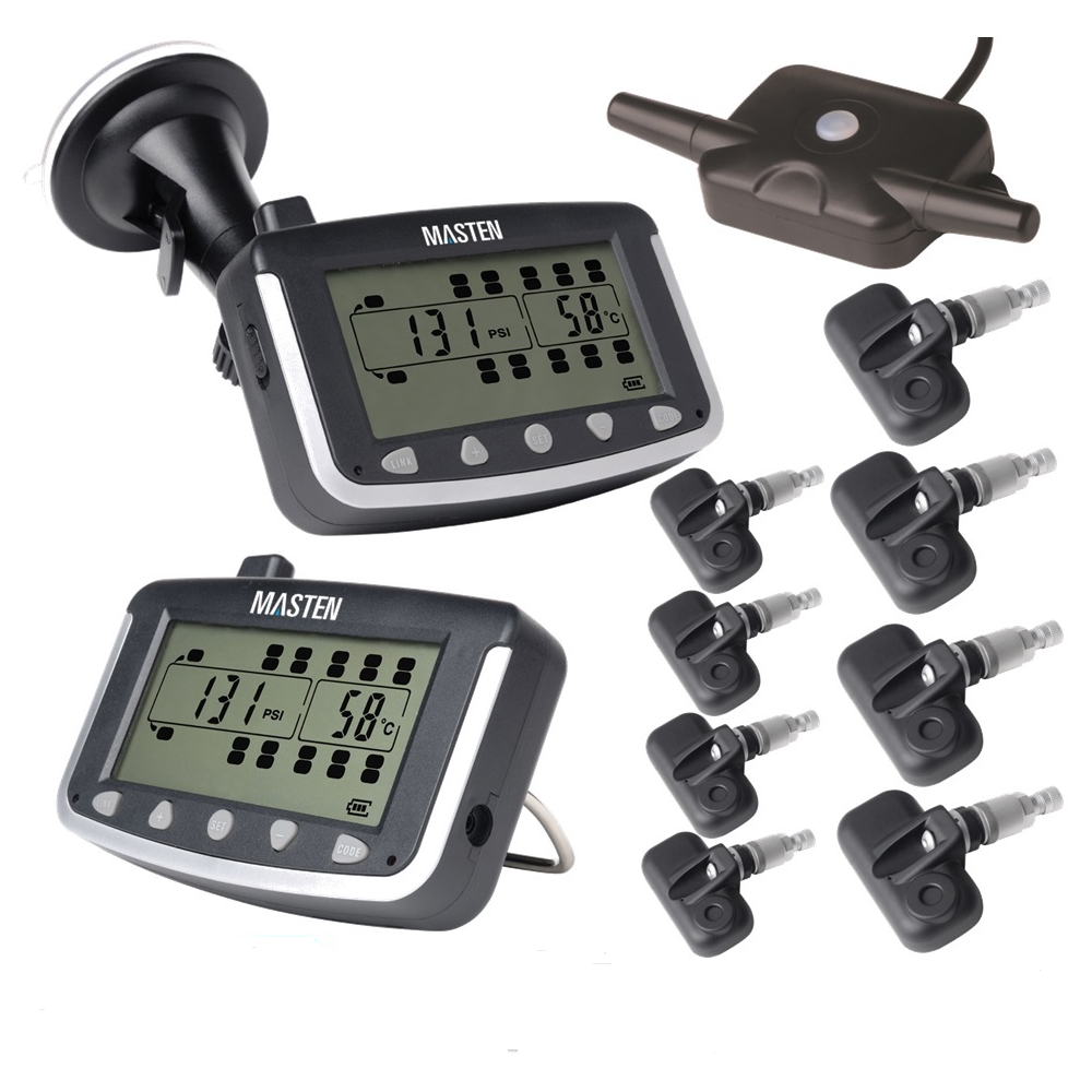 8 TPMS Tyre Pressure Monitoring System Caravan Truck RV Sensor LCD 4WD Wireless 4x4 TP-21-8