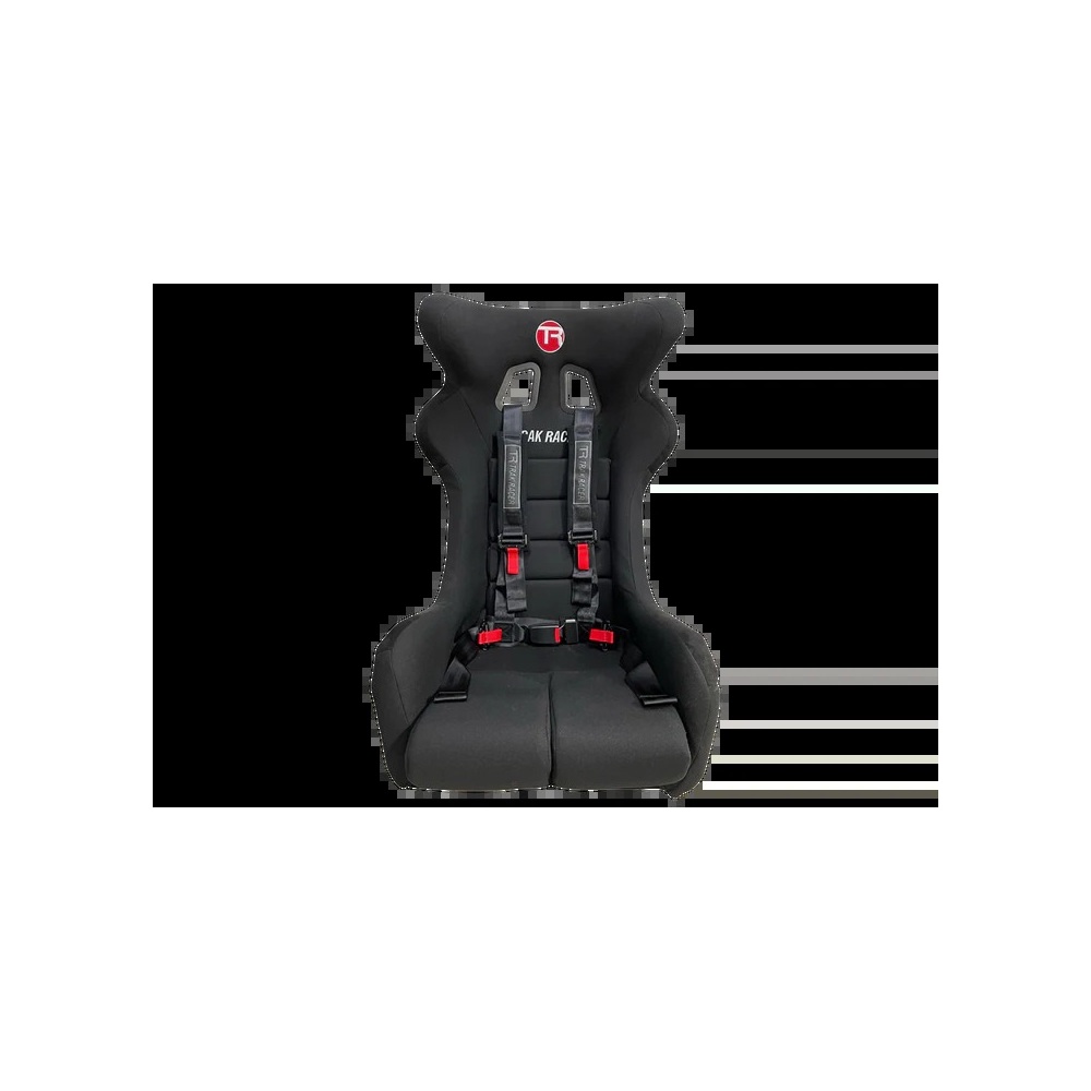 TRAK RACER Seat Harness Seatbelt black and red TR-SBELT-B