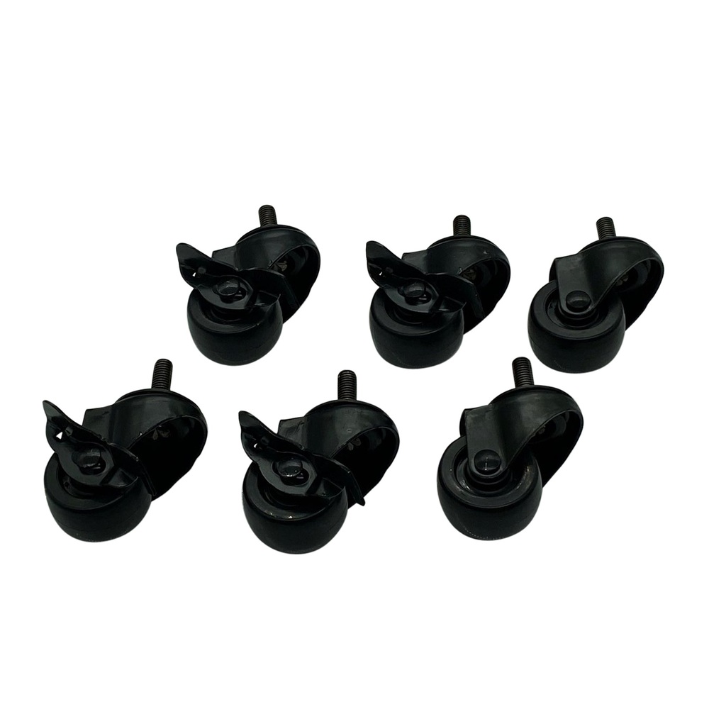 TRAK RACER Castor Wheels with Brakes (Set of 6) for TR8 and RS6 TR-WKIT-2