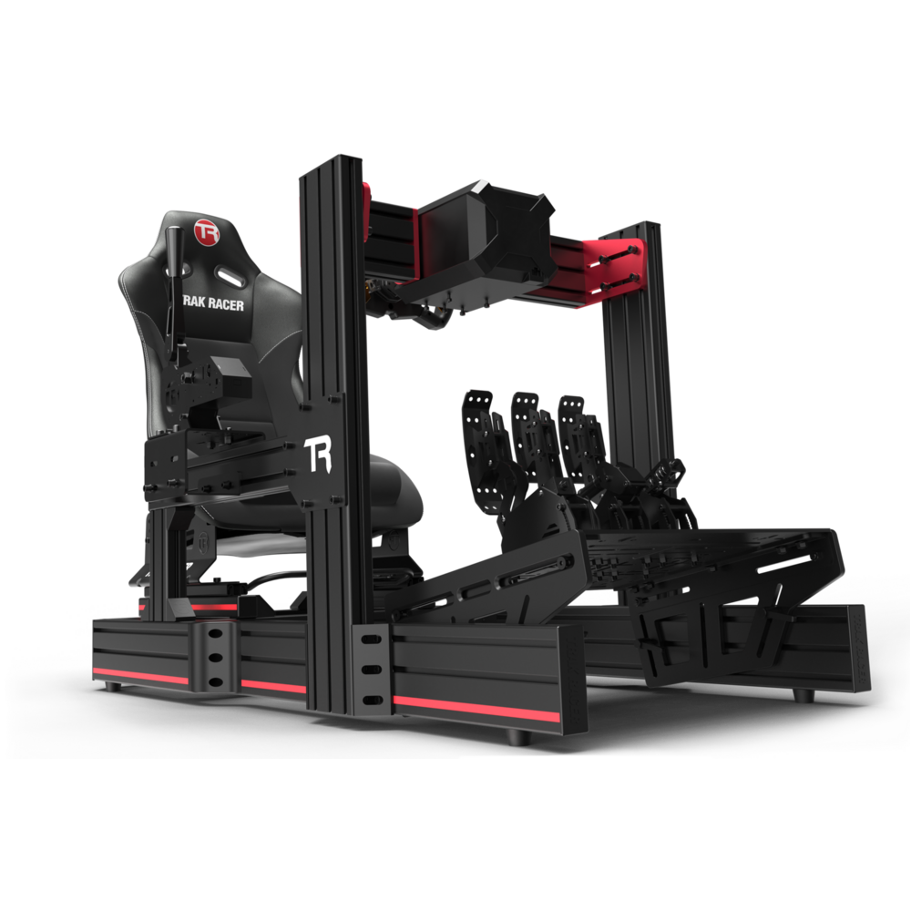 TRAK RACER TR120 Aluminium Racing Cockpit with TR One Wheel Mount for Fanatec Direct Drive Wheels TR120-NS-FAN